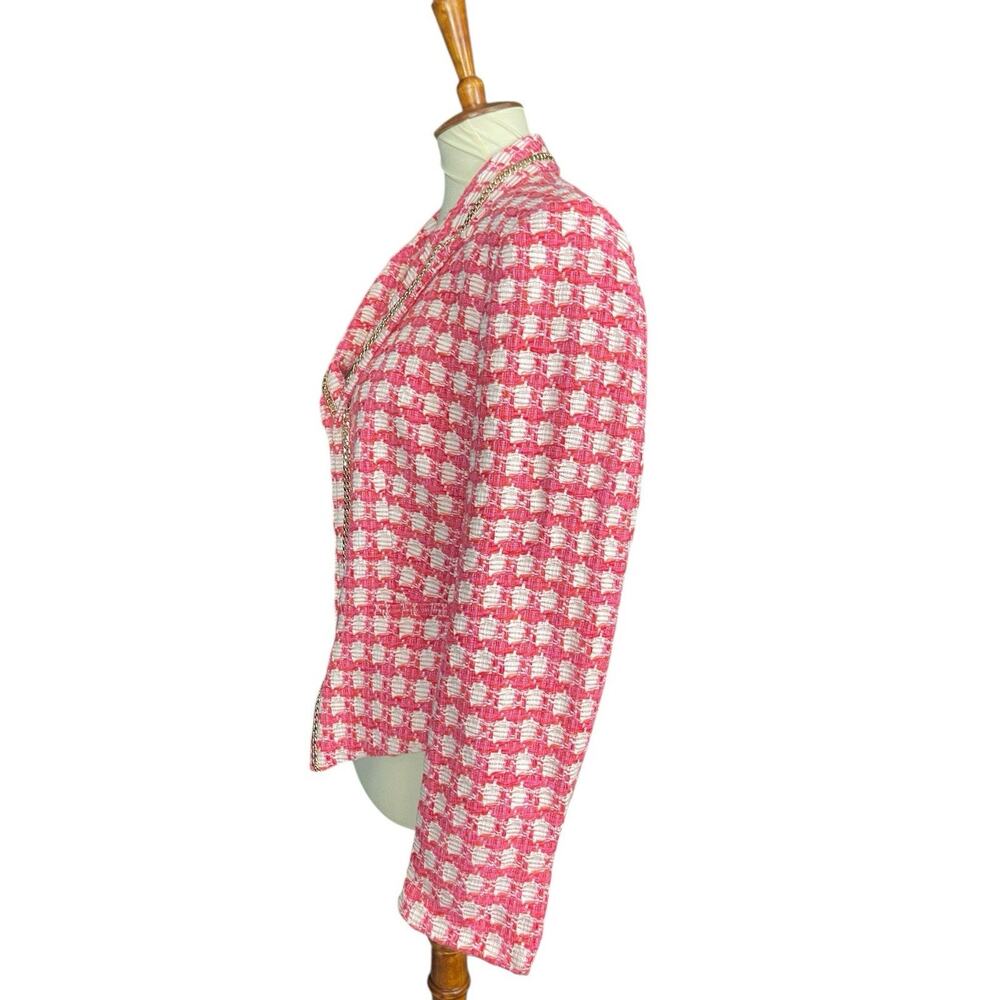 Etcetera Pink and White Tweed Jacket & Skirt Set - Picture 4 of 16